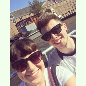 First trip abroad together. Amsterdam!